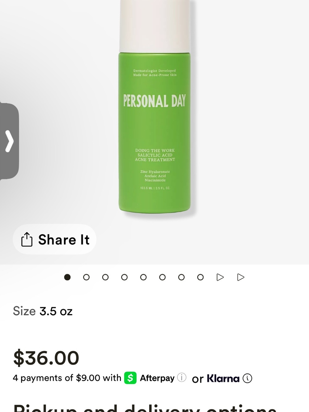 Persona Personal Day Salicylic Acid Acne Treatment - unisex